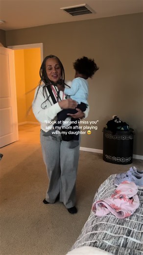 I look at her and I miss you — motherhood moment explained
