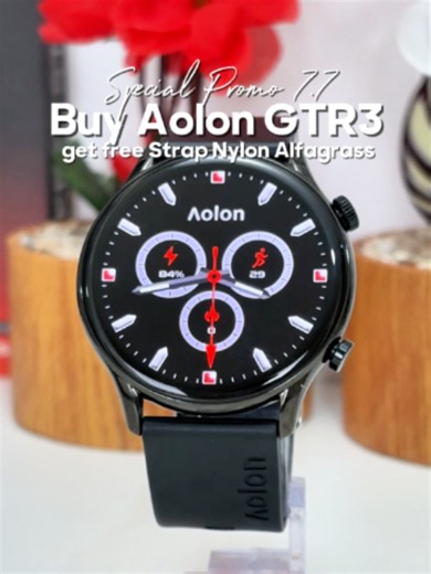 🎉 SPECIAL PROMO 7.7 AOLON INDONESIA 🎉 Beli Aolon GTR3 selama periode 3–7 Juli 2026, GRATIS Strap Nylon Alfagrass eksklusif untuk setiap pembelian! 🔥 Tampil lebih premium, lebih nyaman dipakai harian, dan siap menemani aktivitasmu dengan style yang berbeda. ⚡ Promo terbatas hanya sampai 7 Juli 🎁 Free Strap Nylon Alfagrass 📦 Stok terbatas, siapa cepat dia dapat! Jangan sampai kelewatan promo 7.7 terbaik untuk smartwatch favoritmu. Checkout sekarang sebelum kehabisan! #AolonGTR3 #AolonIndonesi