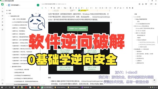 软件逆向破解彻底弄懂F2断点本质、VEH异常处理机制、调试器实现原理【游戏安全，软件安全，网络安全，必备基础】小白软件破解反汇编逆向安全工程师2025最新