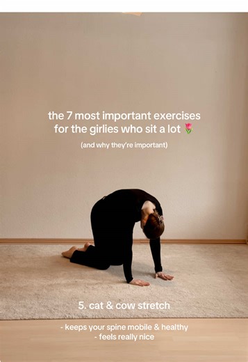 For the girlies with lower back pain 🌷 #backpain #homeworkout #beginner #fitnessmotivation #creatorsearchinsights