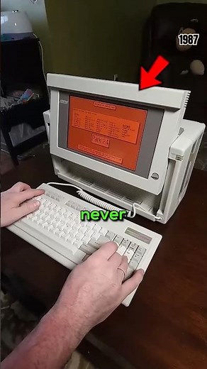 You've Probably NEVER seen this 1987 #computer ! 🖳