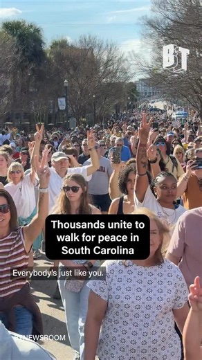 439K views · 5.8K reactions | Thousands turned out Saturday in front of South Carolina’s state capital to cheer on and walk with a group of Buddhist monks who are on a 2,300-mile “Peace Walk” to Washington, DC. The monks, who are traveling with a rescue dog named Aloka, are from the Huong Dao Vipassana Bhavana in Fort Worth, TX, where they began their trek for compassion and non-violence on October 26. | BreakThrough News | Facebook