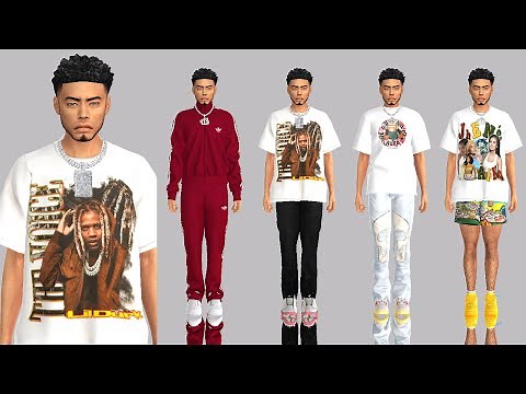 The sims 4 C-A-S | Alpha Male Sims CC | CC Links Below