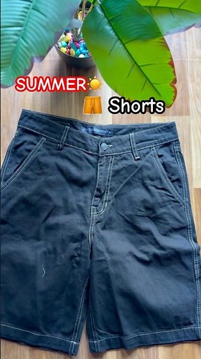 Black Relaxed Denim Shorts for Men 🔥 Casual Summer Streetwear Look