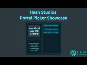 [ON SALE!] Hash Studios Portal Picker [UdonSharp] [SDK3]
