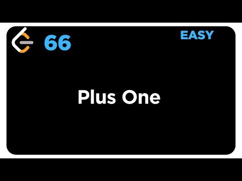 Plus One LeetCode POTD
