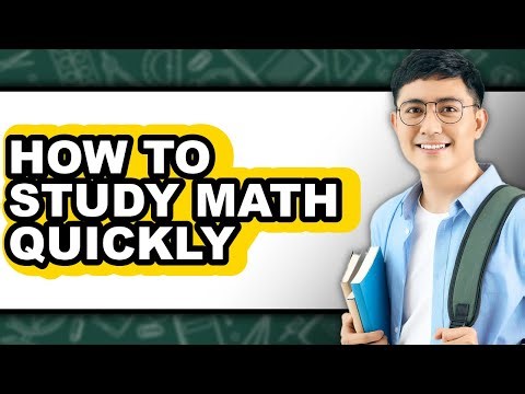 How To Study Math Quickly - Easy Guide