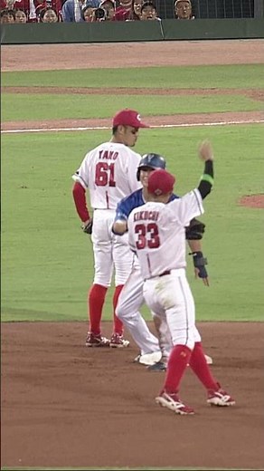【石原キャノン】キャッチャーゴロを2塁でアウト！！正確無比な送球と強肩はあっぱれ👍