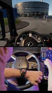 COOL Simulation HORI TRUCK Setup Feeling REAL System Force Feedback|PXN Button Box|Euro Truck 2|