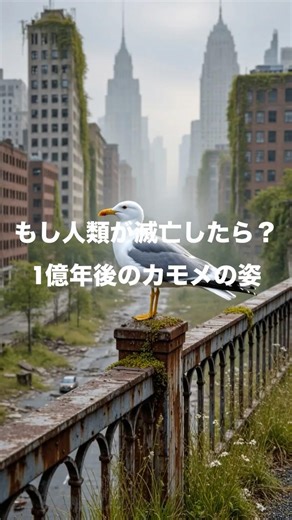 【空想生物学】1億年後の地球でカモメはどう生き残るのか？#進化論 #古生物 #SpeculativeEvolution #カモメ #未来の生物 #科学 #AIシミュレーション #1億年後