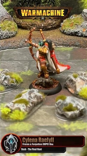 Model Showcase: Dusk Cylena Raefyll | Warmachine Mk4