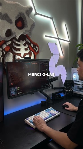 Découverte du clavier mécanique Keyz Elite 400 de chez The G-Lab ! #gaming #clavier #pc