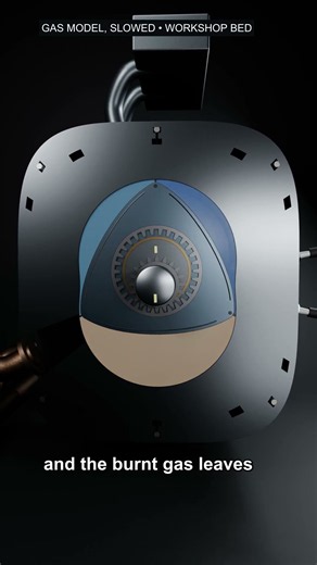 How a Rotary Engine Works Without Up-and-Down Pistons