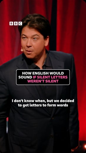 Michael McIntyre | How English would sound if silent letters weren’t silent! 🤣 #michaelmcintyre #comedy #standupcomedy | Instagram