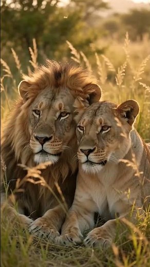 Intimate Mating Ritual & Courtship Behavior of African Lions (4K Wildlife)