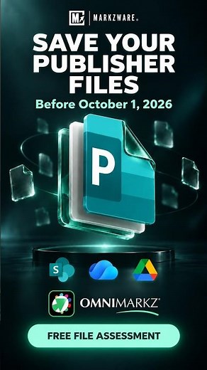 Save Your Microsoft Publisher Files | Free OmniMarkz Assessment