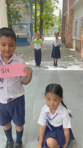 4.5M views · 59K reactions | Action Words (Part II) Class: U.K.G ‘B’ Learning about the things that we perform in our daily life. #preprimary #littlekids #balmikians #actionwords #learningisfun #juniors #practice #school #funtolearn #playandlearn #newthings #children #balmikians #journey #newday #goodthings #everydaynew #kindergarten #montessori #playschool | Balmiki Education Foundation | Facebook
