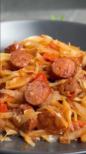 You won't believe how good this cabbage and sausage recipe is!