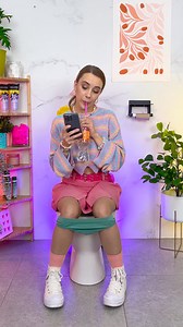 There’s no toilet paper, but she gets weirdly creative 🤣🧻 | SMOL