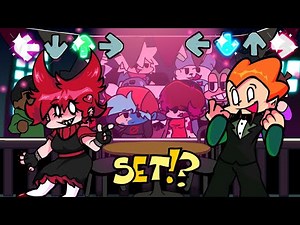 Friday Night Funkin' - "Heartbass" but Pico and Cassandra Sings It (Date Week Mod)