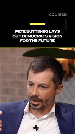 394K views · 6.8K reactions | Pete Buttigieg lays out Democrats vision for a better future on conservative Flagrant podcast. | COURIER | Facebook