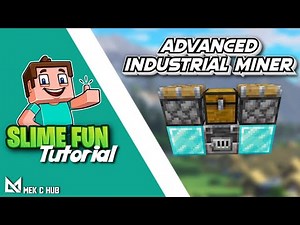 #16 MINECRAFT : Slimefun Tutorial | Basic Machine ➡️ [ Advanced Industrial Miner ]