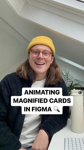 🔍 Animating magnified cards in figma, supafast! #ui #ux #learnfromme #tutorial #figma