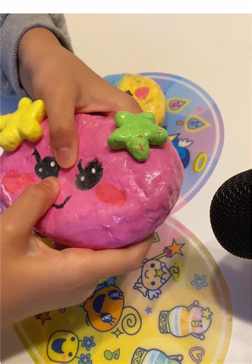 たまごっちの手作りスクイーズ体験