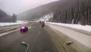 7.5K views · 20 reactions | LOOK: another trucker video from Lookout Pass! You can really see the road conditions (2/2) | ABC FOX Montana | Facebook