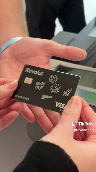 Live card customisation at our London HQ was a hit. No worries, you can do it from the app too. Card customisation fees apply. Metal cards available on the Metal plan only. #Revolut #CardCustomisation #CustomCard
