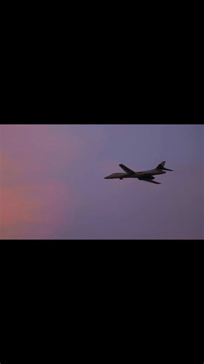 U.S. Air Force B-1B Lancers returning in the evening to Andersen Air Force Base, Guam, after flying a Bomber Task Force mission. 🫡 | Ultimate Military Channel