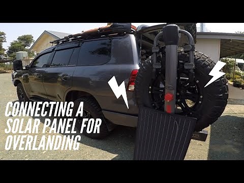 Connecting a solar panel to a Redarc BCDC