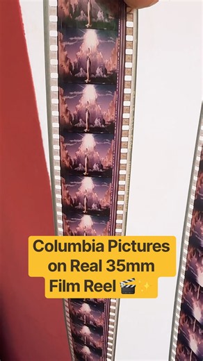 Columbia Pictures on Real 35mm Film Reel #hollywood #american #english #filmforever #35mm #film