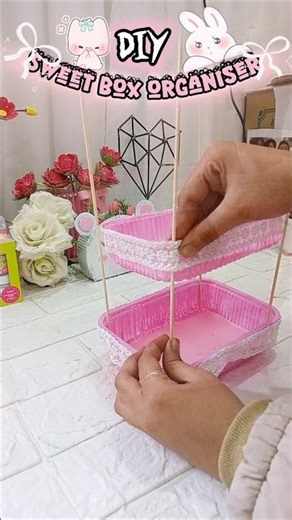 DIY sweet Box organiser| #diy #artandcraft #shorts