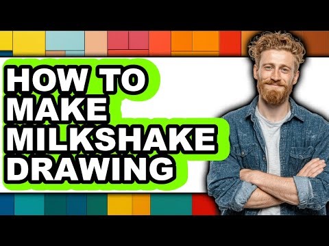 How to Make Milkshake Drawing (Only Way)
