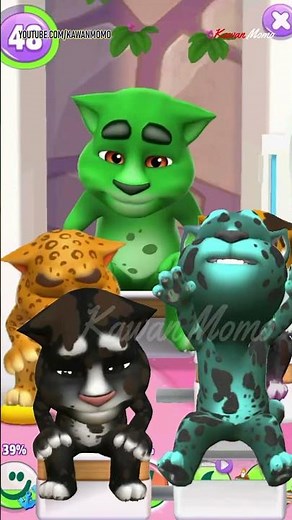 Talking Tom Funny Videos || 5 Color Talking Tom Meet in One Bathroom