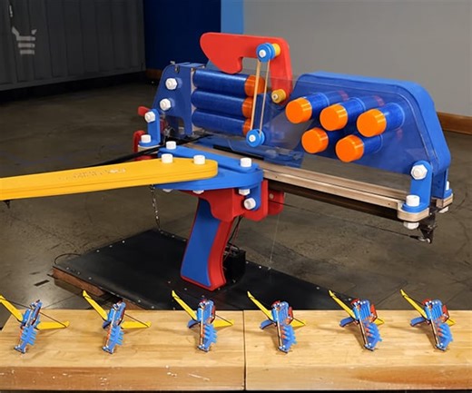 Mark Rober Built a Giant NERF Crossbow