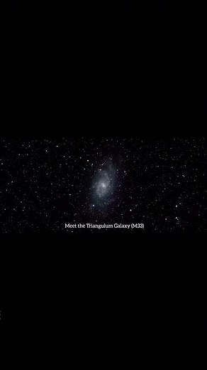 The Triangulum Galaxy (M33) 🌌 2.7 Million Light-Years Away #space #astronomy #astrophotography