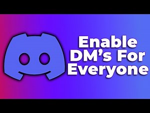 How To Turn On DMs For Everyone On Discord❗(2024) (Tutorial)✅