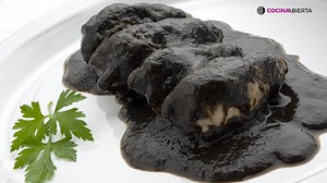 Chipirones rellenos de arroz