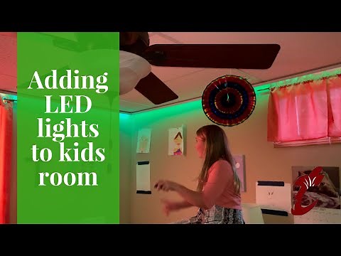 How to Add LED Lights to Your Kids Room