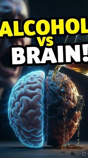 What Alcohol REALLY Does to Your Brain 🧠 (Shocking Truth) #facts