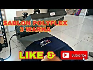 TUTORIAL CARA SABLON CUTTING POLYFLEX 3 WARNA