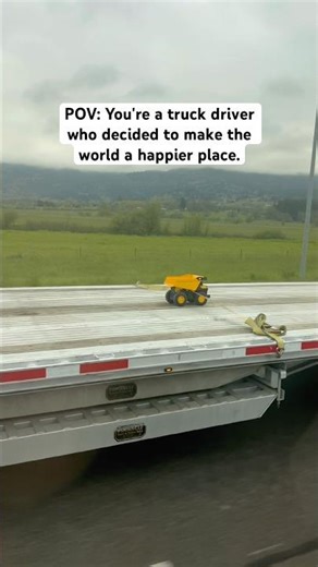 I have serious respect for people who put in the extra effort to make others smile. #truckhumor
