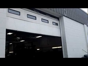 Fix or Repair a Wayne Dalton Commercial Garage Door with Counter Weights Pt.3