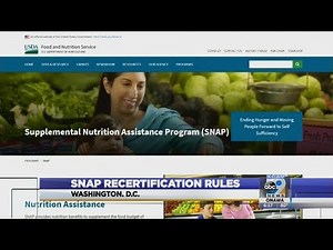 SNAP recertification rules