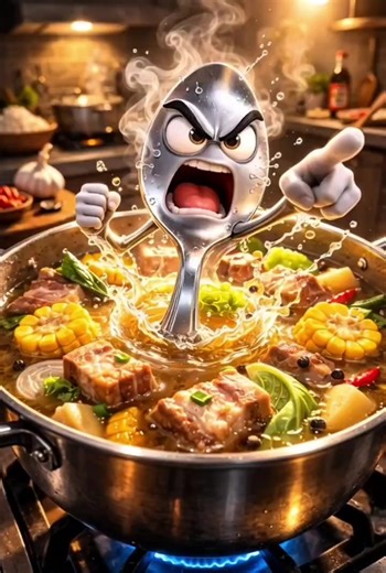 Galit na sila, ayusin mo daw kase HAHAHA #cartoon #meme #funny #kitchen #memes