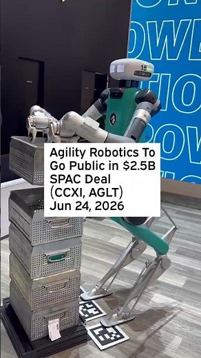 Agility Robotics To Go Public in $2.5B SPAC Deal #AgilityRobotics #HumanoidRobots #Robotics #AGLT