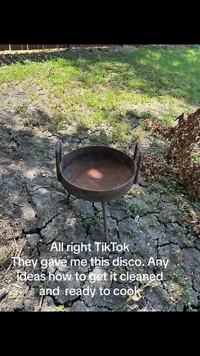 They gave me this cooking disco. Any ideas how to clean it and ready to cook