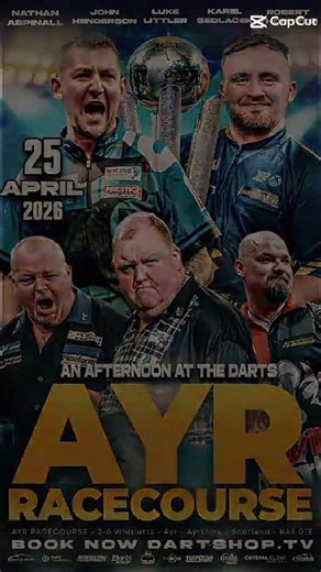 Nathan Aspinall and Luke Littler at Ayr Raccourse 2026 #shorts